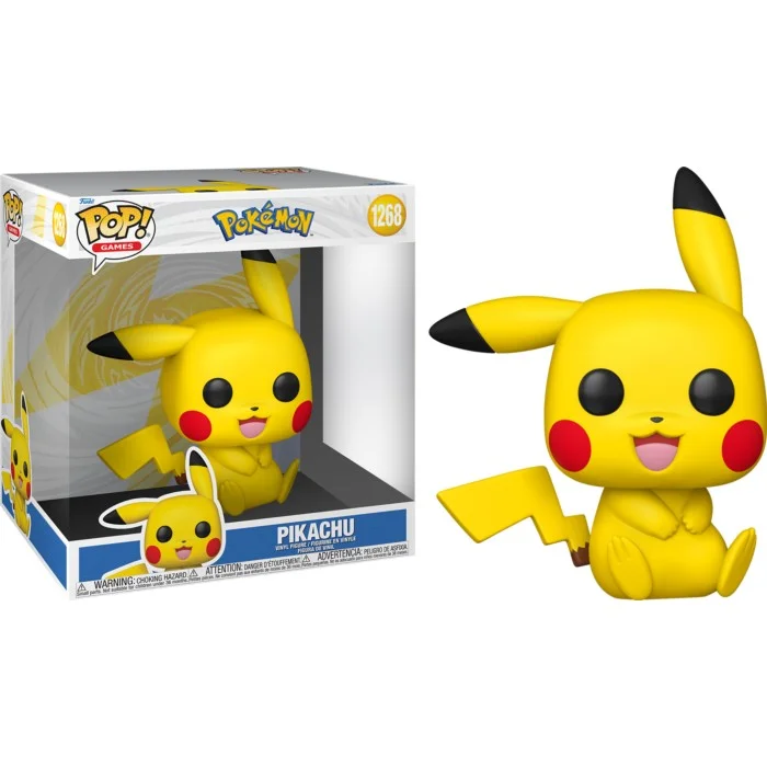 Funko POP! Pokemon - Pikachu (Sitting) Jumbo 10" #1268
