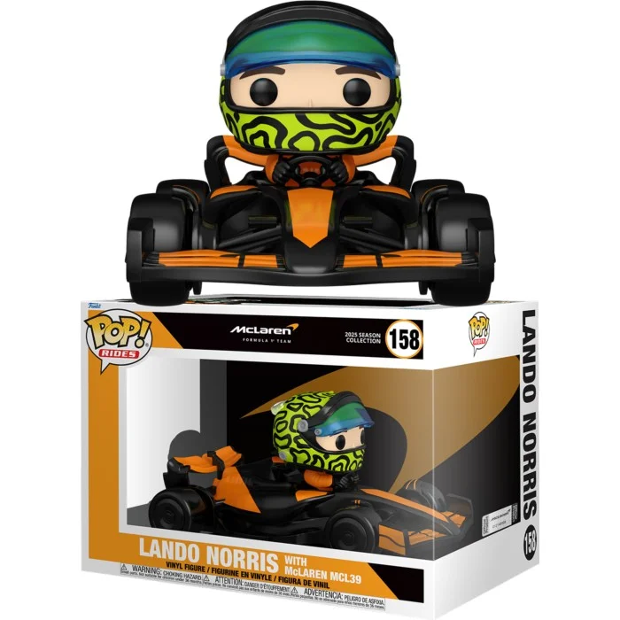 Funko POP! F1: Formula 1 - Lando Norris with McLaren MCL39 (McLaren) Rides #158