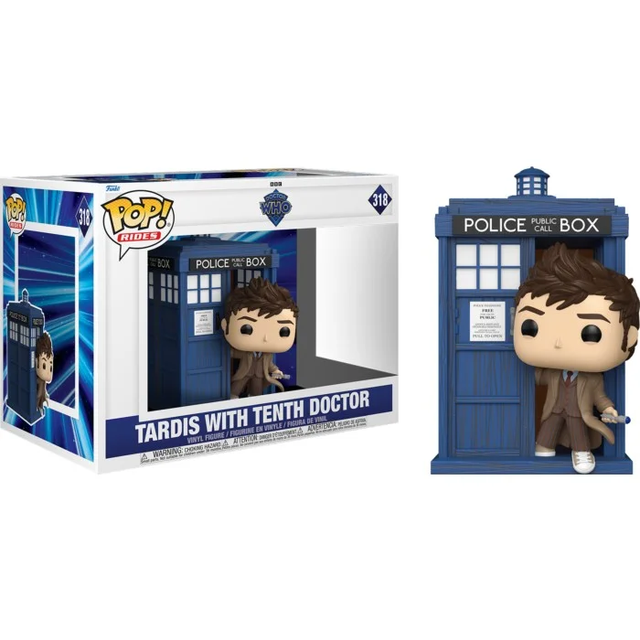 Funko POP! Doctor Who - TARDIS with Tenth Doctor Rides #318